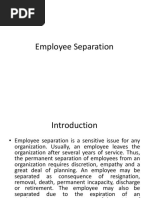 Employee Seperation