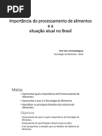 Importância Do Processamento de Alimentos PDF