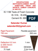 Mix Design Testing Fresh and Hardened Concrfete PDF