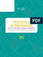 Protocolo Prevención de La Violencia Sexual