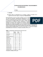 Preinforme Desnaturalizacion de Proteinas