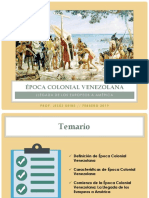 Época Colonial. Llegada de Los Europeos A América