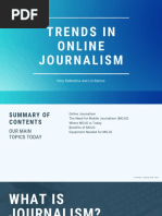 Trends in Online Journalism PDF