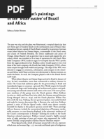 Albert Eckhout's Paintings of The 'Wilde Natien' of Brazil Andafrica PDF