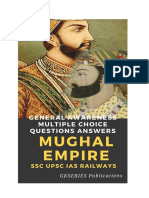 Mughal Empire Questions Answers Ebook 6