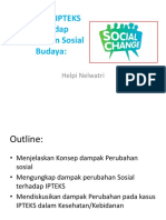 Dampak IPTEKS Terhadap Perubahan Sosial Budaya