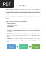 TFN Change Theory Partial