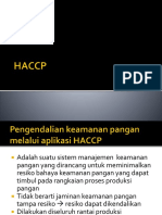 Aplikasi HACCP Dalam Keamanan Pangan