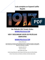 1917 Pelicula Completa en Espanol Latino Online