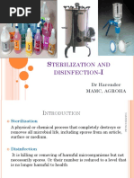 Sterilization and Disinfection - PART I