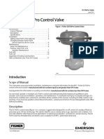 Fisher D2 FloPro Control Valve