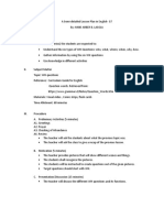 Wh-Questions 4as Lesson Plan Format