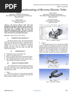 Design and Manufacturing of Reverse Electric Trike