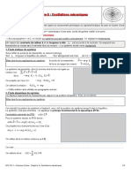 BTS CPI 1 CH 8 Oscillatons Mécaniques Libres