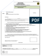 Application Form For Import Registration