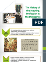 2.1 History of Teaching in The Philippines Copy For Students