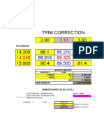 Bunker Survey Calculation Sheet