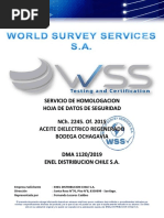 HDS ACEITE DIELECTRICO EN SERVICIO (Junio 2019) Rev.00