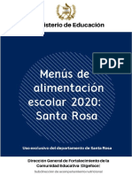 18 Menus Escolares 2020 Santa Rosa PDF