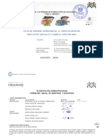 Plan Inicial Primer Semestre