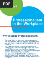 Professionalism in The Workplace 2020