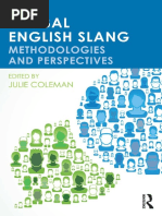 Global English Slang - Methodologies and Perspectives