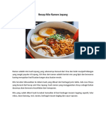 Resep Mie Ramen