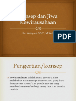 Konsep Dan Jiwa Kewirausahaan