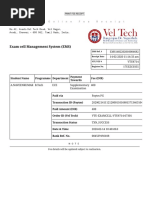 Vel Tech, EMS - Online Fee Payment