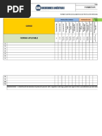 036 Formato Matriz de Elementos de Protección Personal