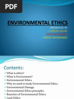 Environmental Ethics