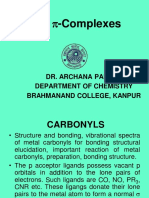 Metal Pi Complexes - Dr. Archana Pandey PDF