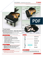 Papercraft Piano Canon p1