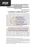 El Régimen Constitucional y Legal de La Expropiación en México