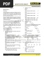 B.TECH STANDARD SEM1 Quantitative Ability