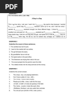 Grammar Exercise Form 1