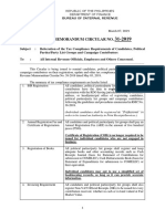 RMC No 31-2019 Candidates PDF