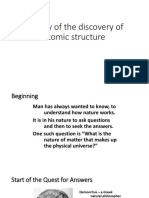 History of The Discovery of Atomic Structure