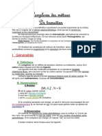 Complexes Des Métaux