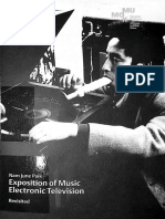 Nam June Paik Exposition of Music Electronic Television Revisited EN Sections PDF