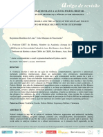 Artigo Violência Nas Escolas e A Ação Da PM