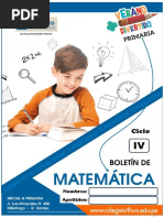 Cuadernillo de Matemática para Quinto y Sexto Grado