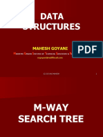 M-Way Search Tree