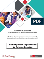 Manual para Capacitación Al Actor Social v1