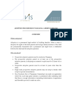 A Brief Guideline of The Adoption Process in Tanzania PDF