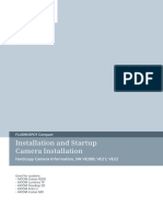 Camera Installation, Hardcopy Camera Information, SW VE20B VE21 VE22 CSTD AXD3-340.805.04 AX41-060.814.71