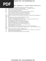 CBSE Class 11 Chemistry Worksheet