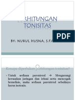 Perhitungan Tonisistas