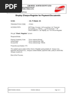 03 - Display of Check Registerfor Payment Documents - FC HN