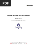 SongData Watson Inequality Country Airplay 2019 in Review